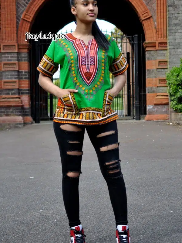 White African Dashiki Shirt African Clothing Store Jt Aphrique