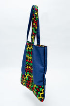 African Handcrafted Ankara Print Tote Bag - Elim