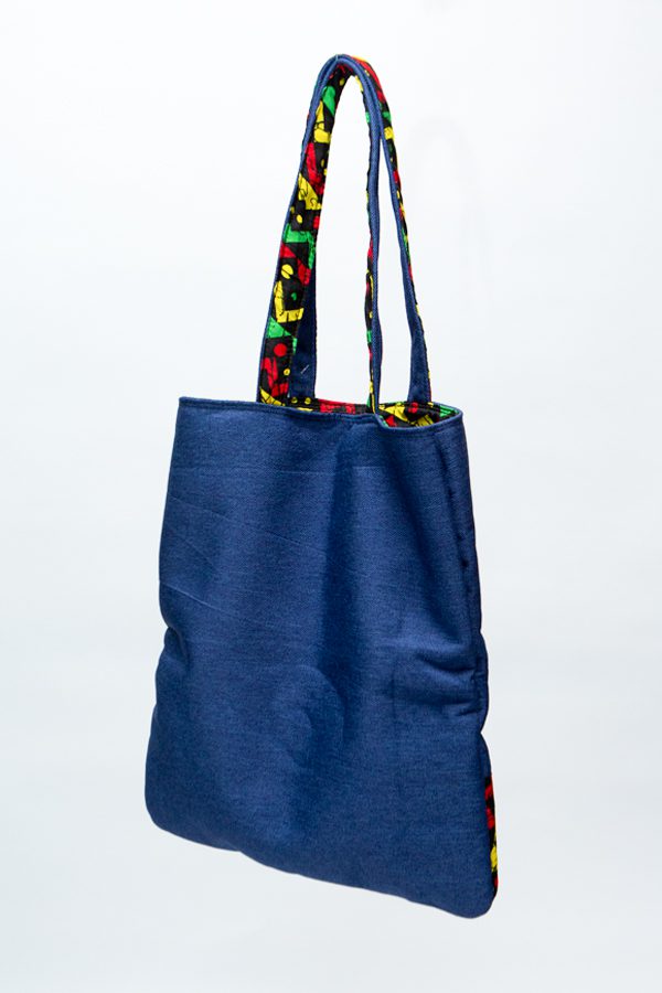 African Handcrafted Ankara Print Tote Bag - Elim