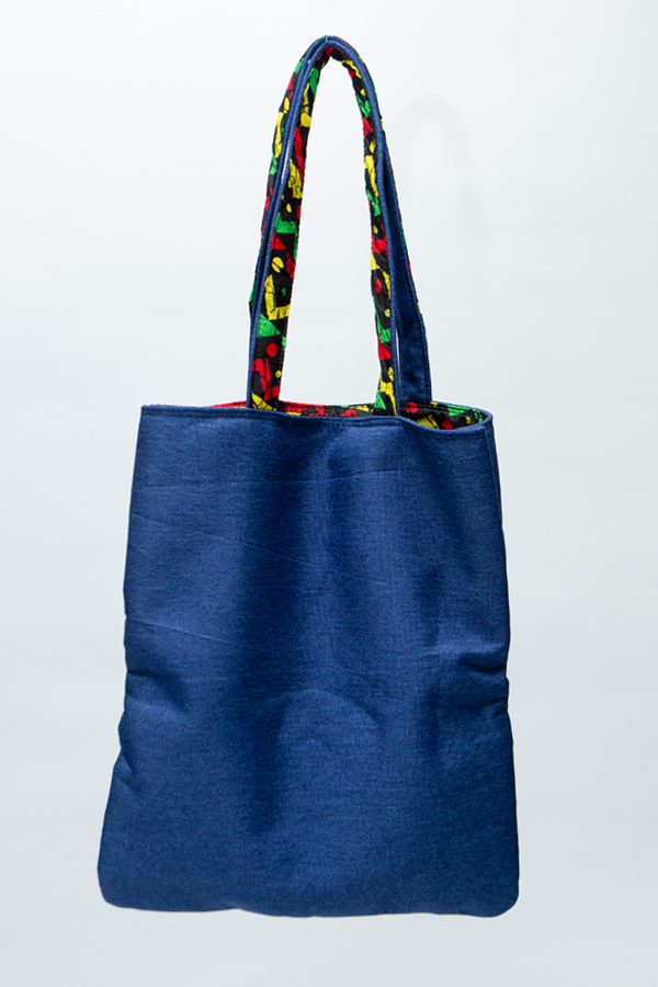African Handcrafted Ankara Print Tote Bag - Elim