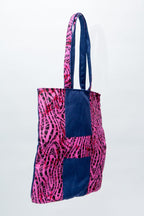 African Handcrafted Ankara Print Tote Bag - Nini