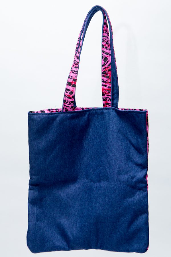 African Handcrafted Ankara Print Tote Bag - Nini