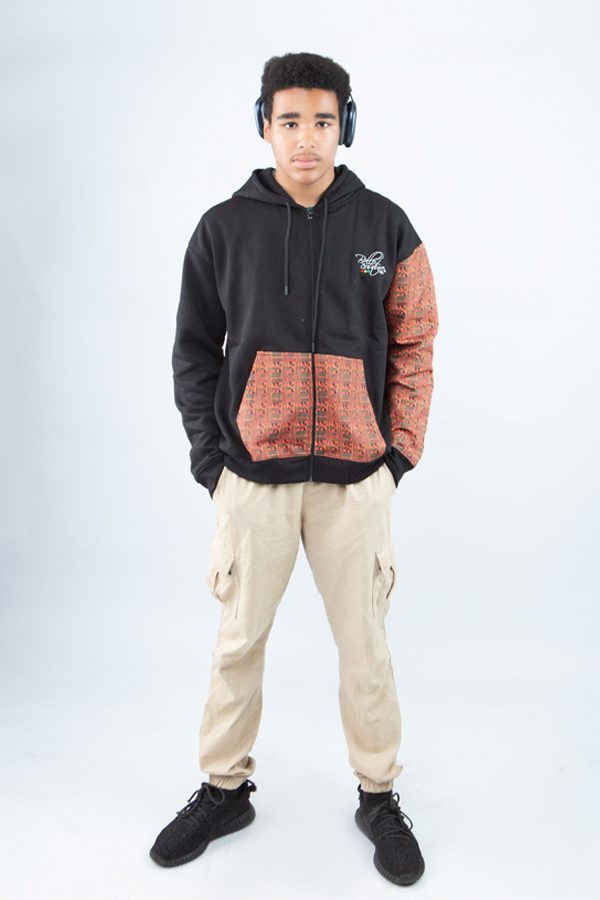 Unisex Afro-Fusion Zip Hoodie