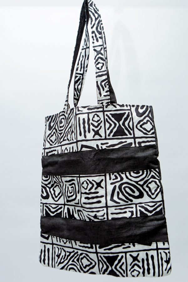 African Handcrafted Ankara Print Tote Bag - Ebo