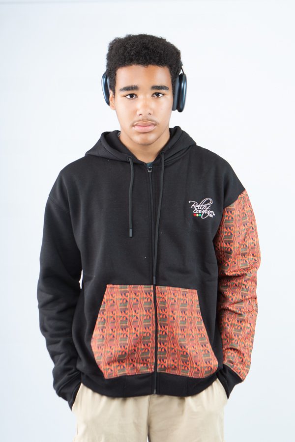 Unisex Afro-Fusion Zip Hoodie