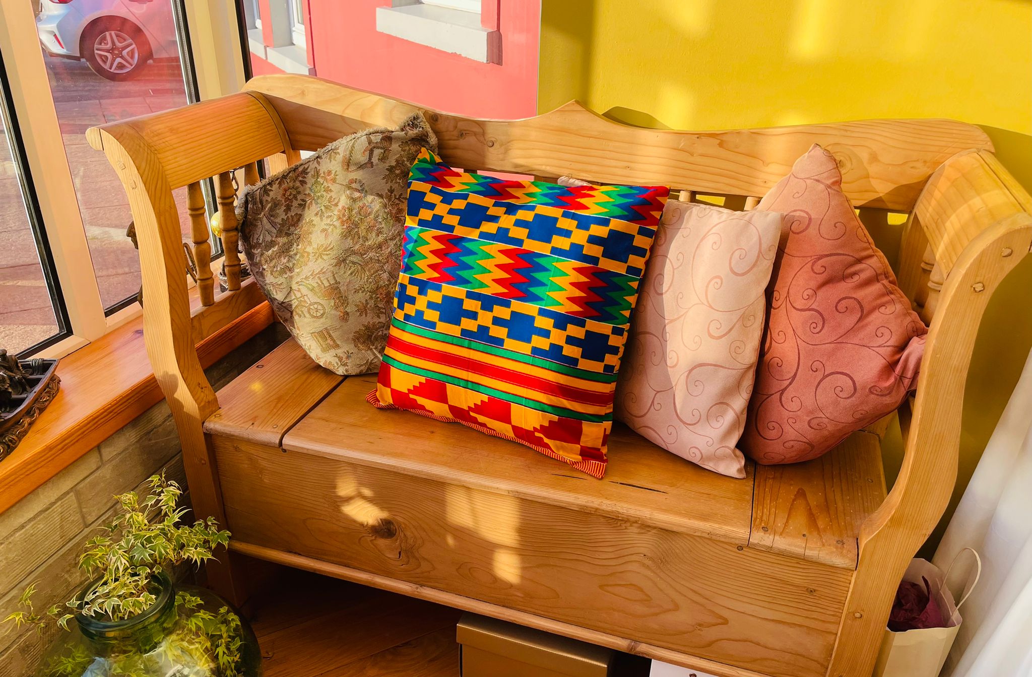 Dayo African Ankara Multicoloured Cushion Cover