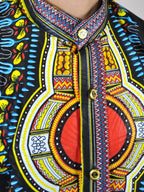 African Dashiki Matching Short Pants Set Co-ord
