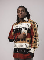 African Print Best Customisable Stylish Long Sleeve Shirt