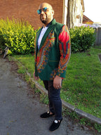 Dashiki Pattern Ankara  Men Blazer