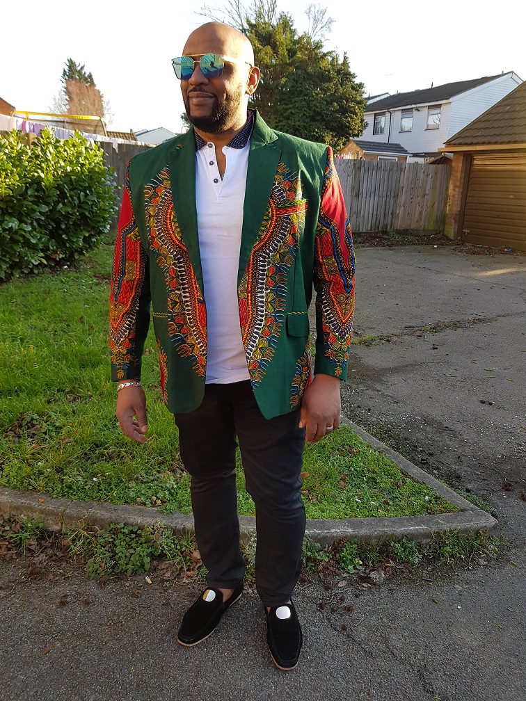 Dashiki Pattern Ankara  Men Blazer