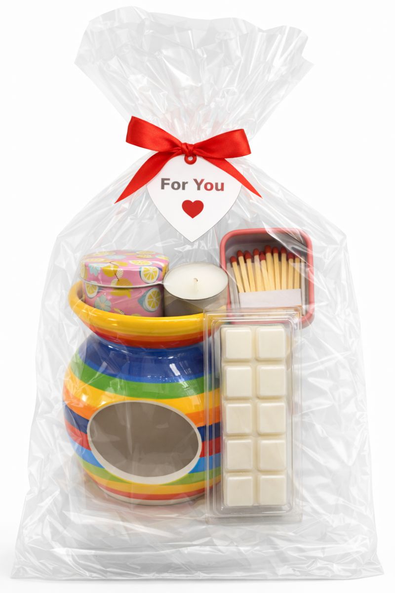 Rainbow Glow Wax Burner Gift Set