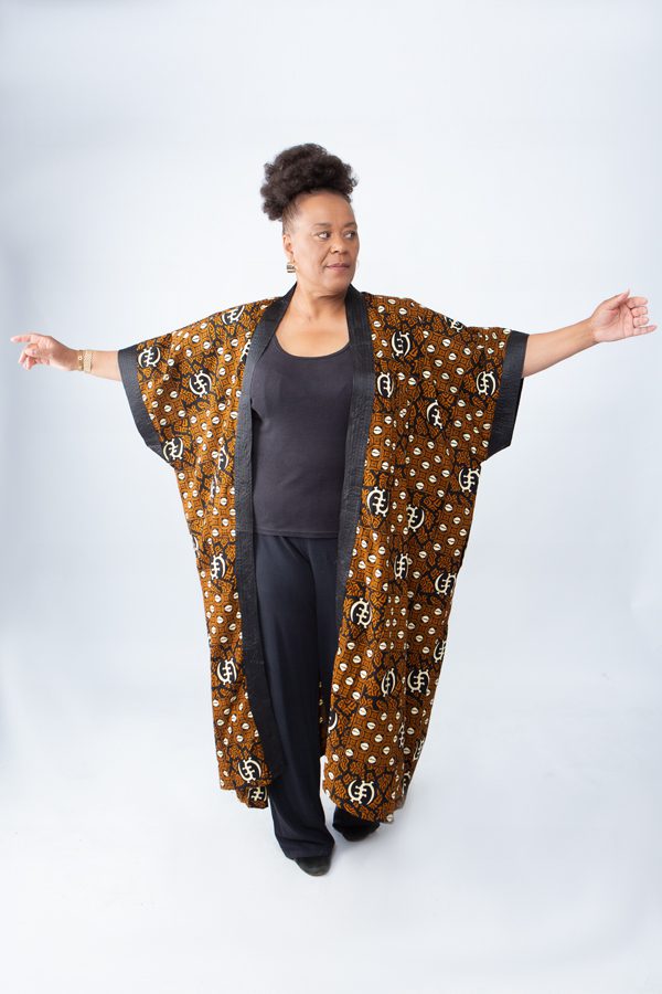Plus Size Adinkra Best African Print Kimono Jacket