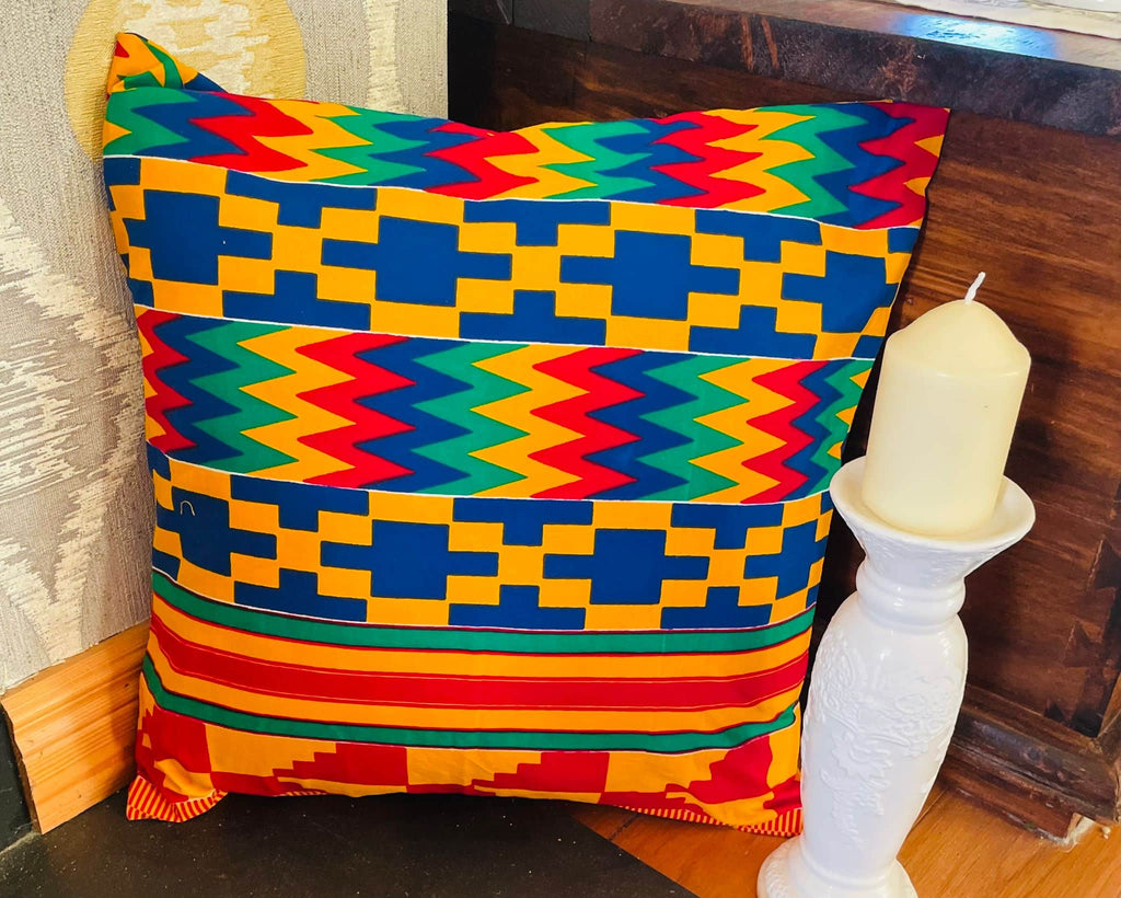 Dayo African Ankara Multicoloured Cushion Cover