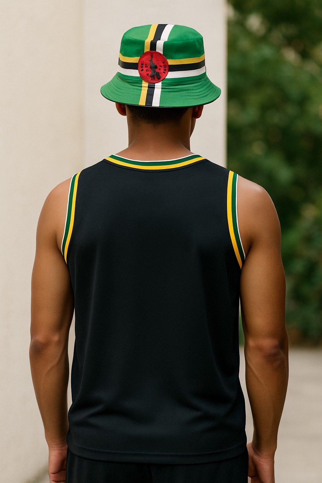 Dominica Flag Mesh Vest