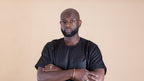 Beautiful Full Black Polish African Short Sleeve Suit