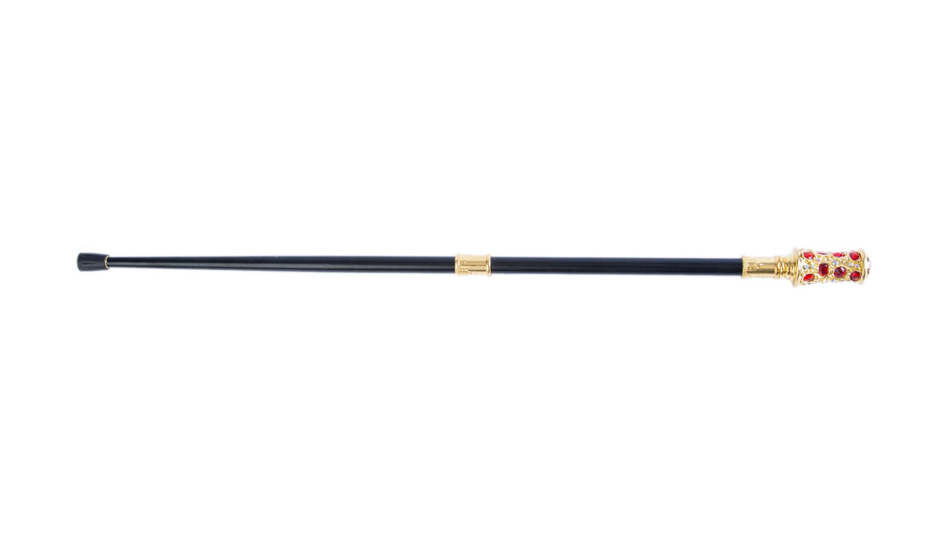 Divine Red Diamond Elegant Occasion African Walking Stick