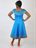 Light Blue Lila Skater Dress