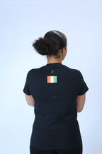 Ivoire Coast Black Crew Neck Unisex Top