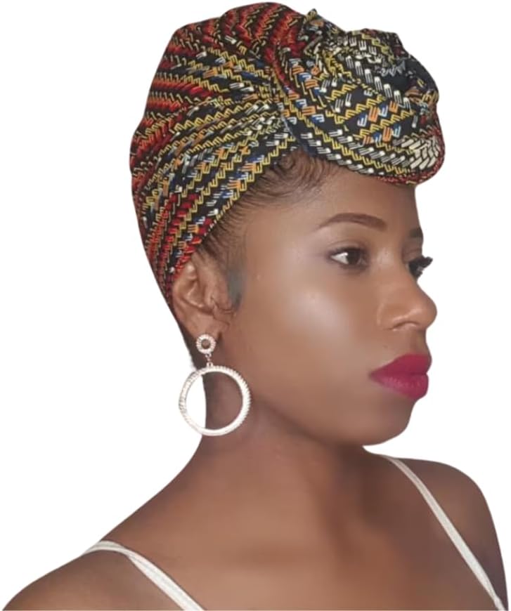 African Head Scarf – Elegant Turban for Women