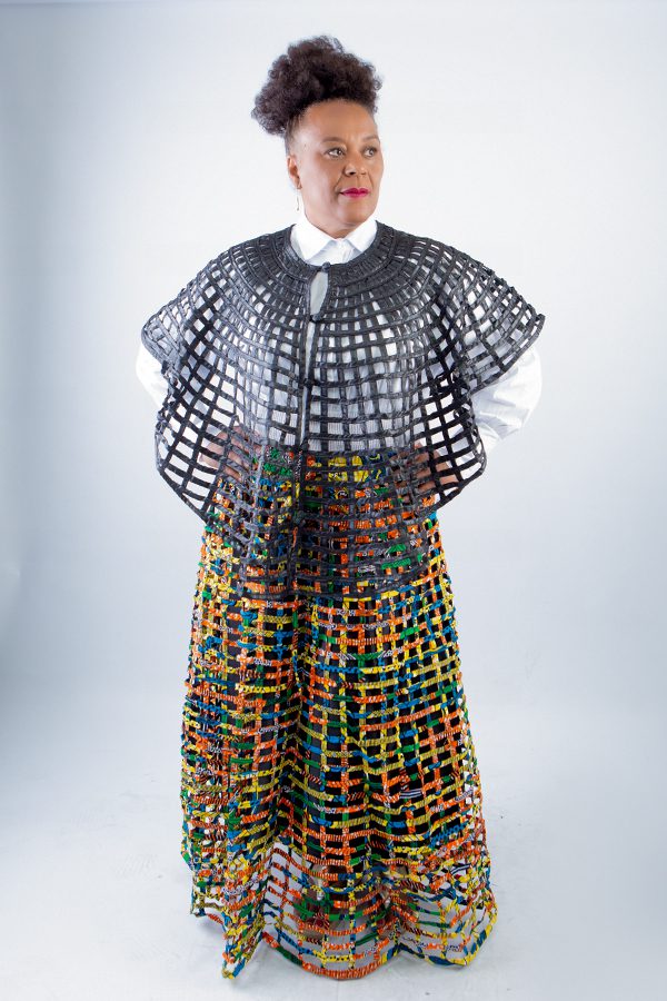 Byran Weaved Stylish African Mix Ankara Print Skirt