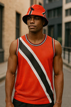 Trinidad Flag Mesh Vest
