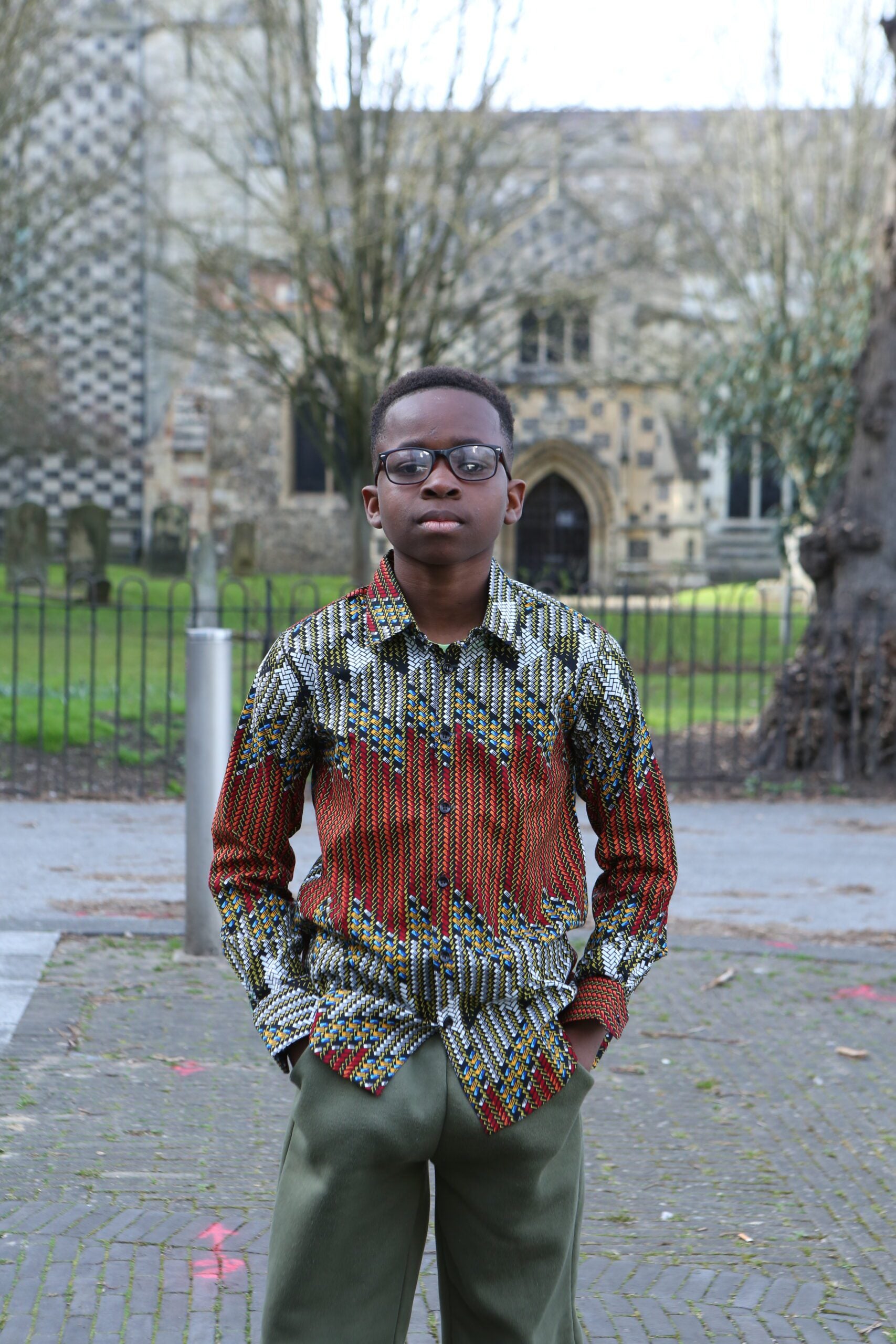 Personalized Ankara Shirt for Kids – Handmade - Alimi