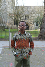 Personalized Ankara Shirt for Kids – Handmade - Alimi
