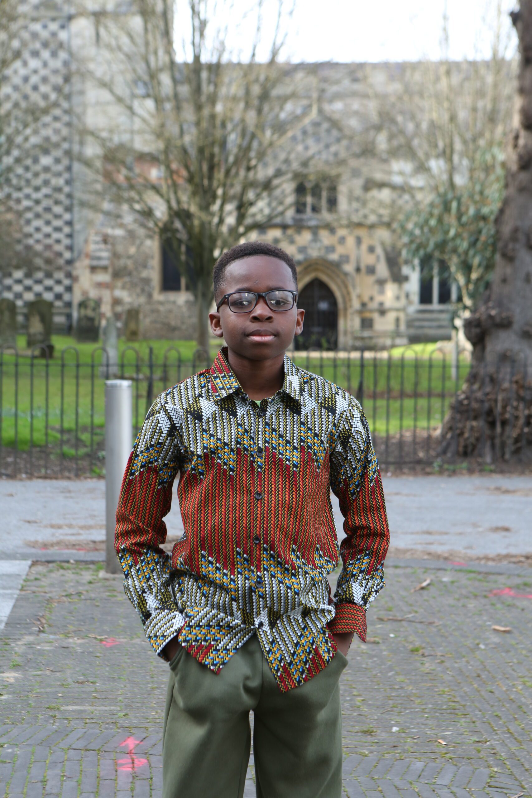 Personalized Ankara Shirt for Kids – Handmade - Alimi