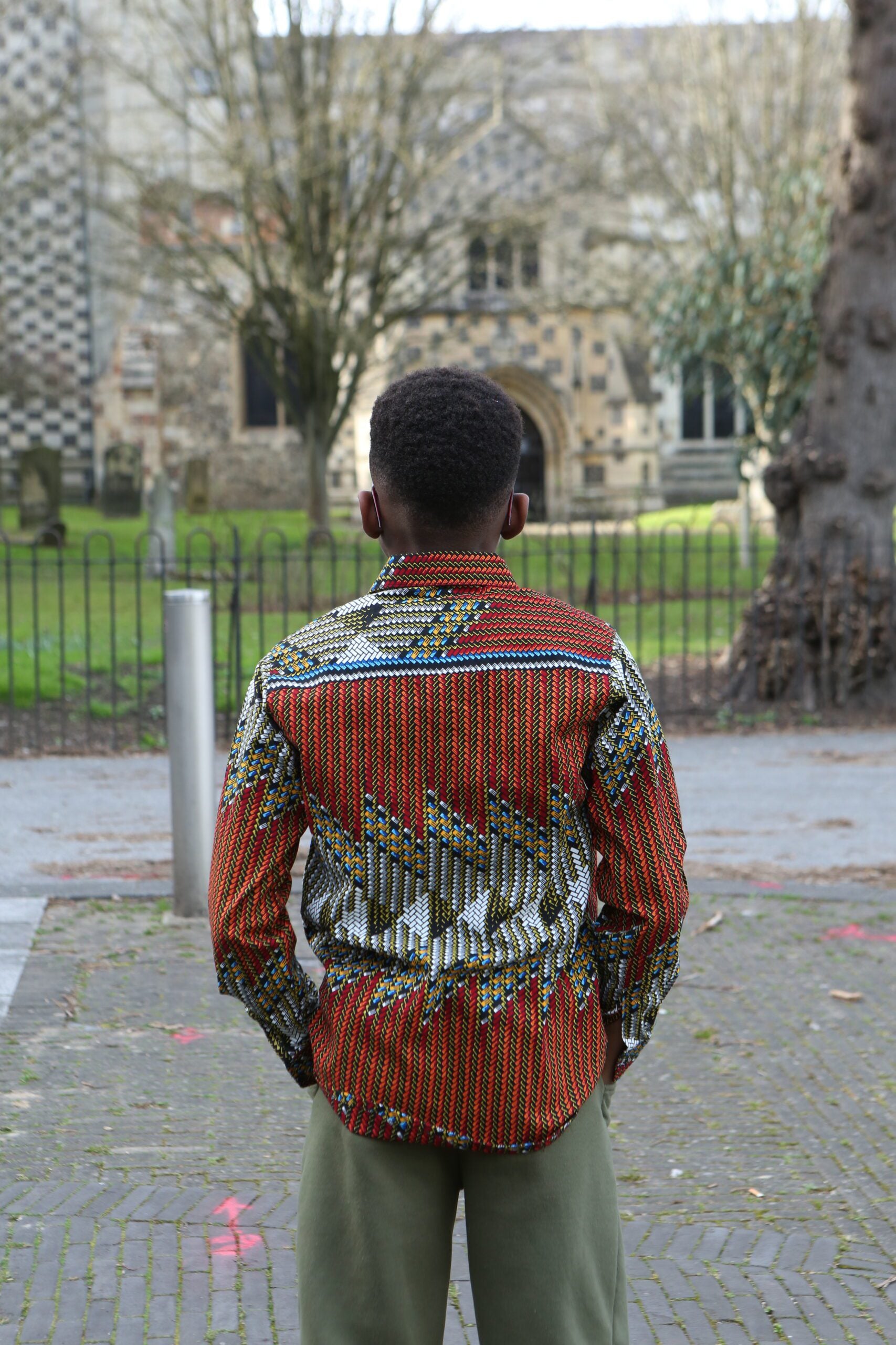 Personalized Ankara Shirt for Kids – Handmade - Alimi