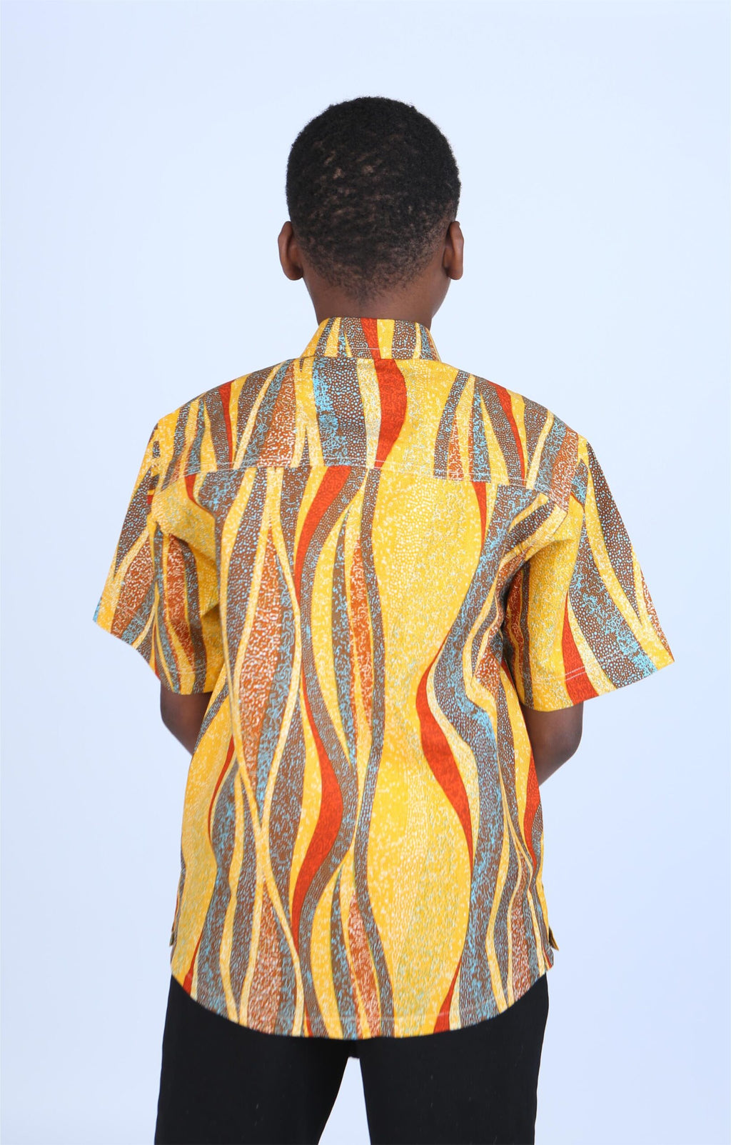 Personalized Ankara Shirt for Kids – Handmade – Asane
