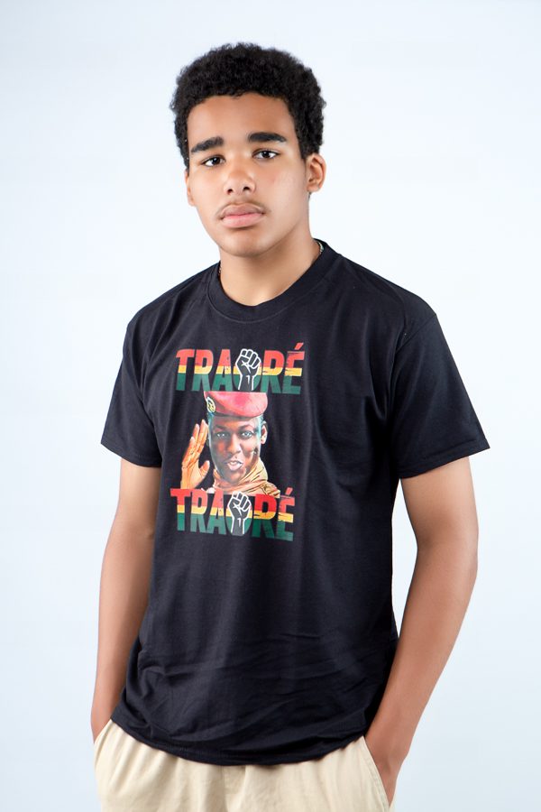 TRAORÉ Graphic T-Shirt | Pan-African Revolutionary Tee