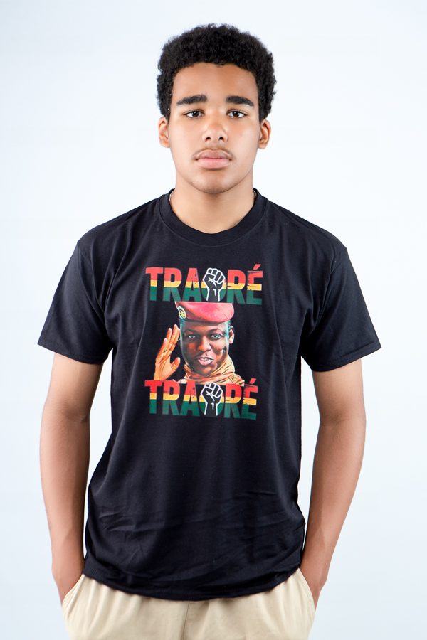 TRAORÉ Graphic T-Shirt | Pan-African Revolutionary Tee