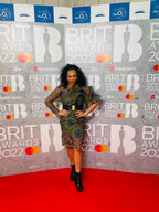 Yvonne African Ankara Lace Fusion Dress