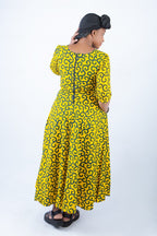 Mirembe African Ankara Print Quarter Sleeve Dress