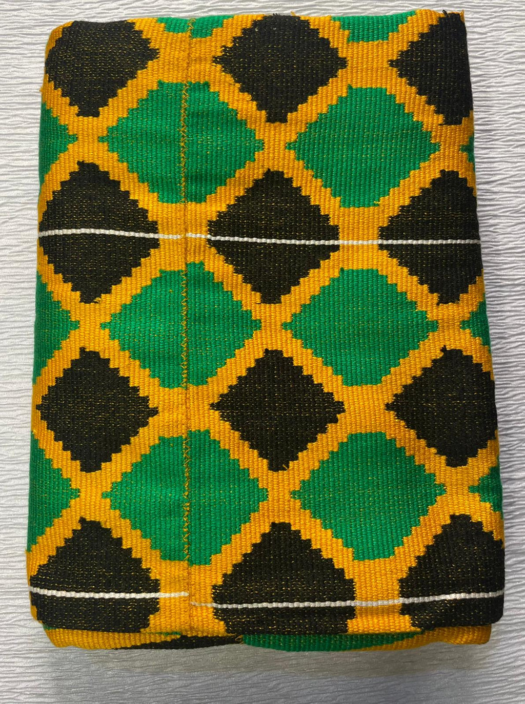 Jamaican Style Beautiful Authentic Handwoven Kente Cloth