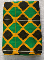 Jamaican Style Beautiful Authentic Handwoven Kente Cloth