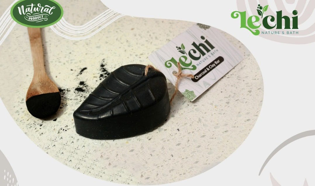 Le'chi Charcoal & Clay Bar 85g