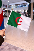 Algeria National Flag – Large, Medium Handheld & Tabletop Mini Flag Options