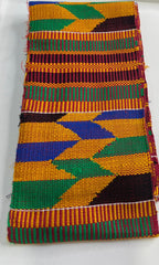 Handwoven African Ghanaian Kente Muffler  Graduation Stole