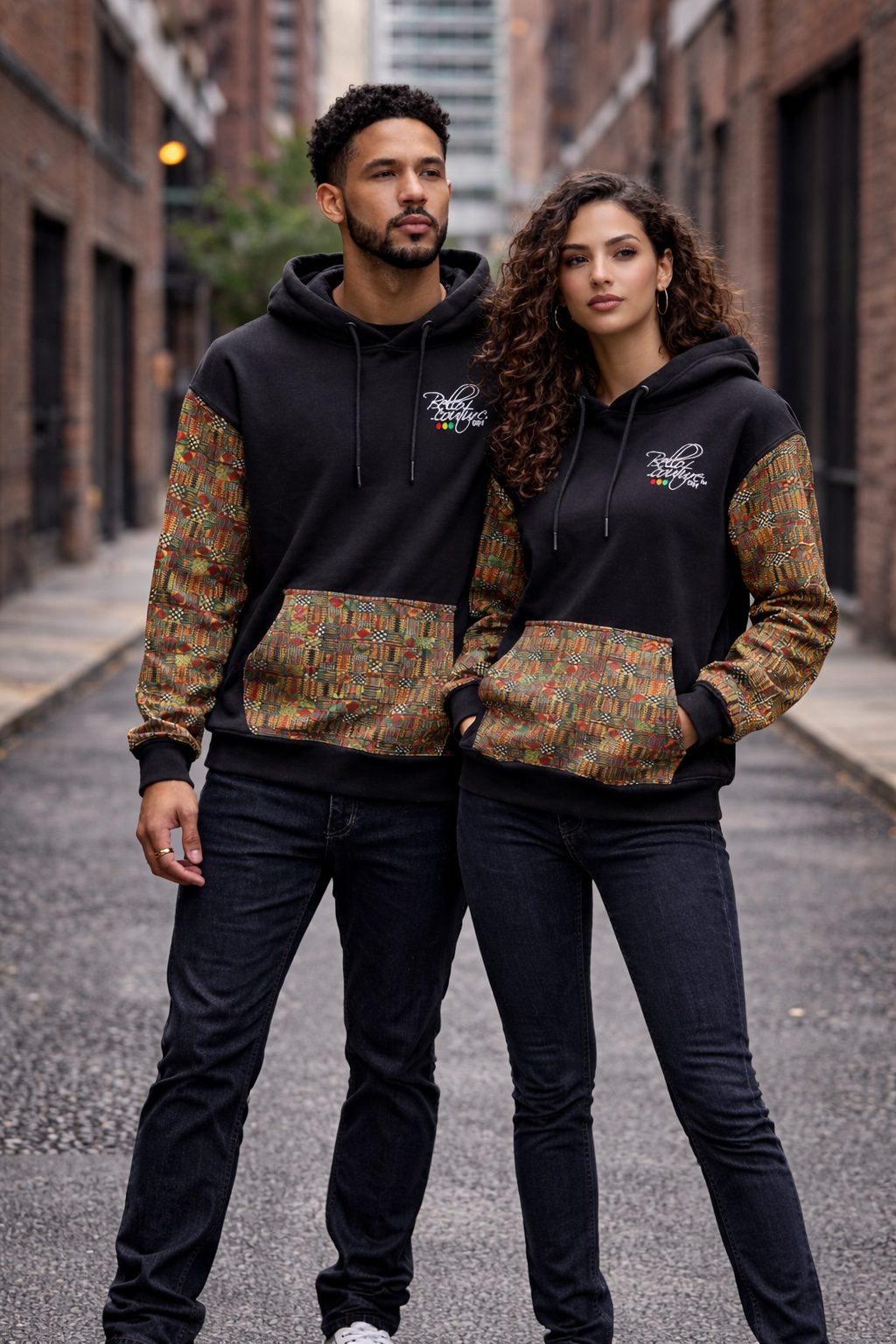 Unisex Afro-Fusion Zip Hoodie