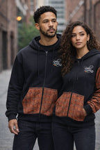 Unisex Afro-Fusion Zip Hoodie
