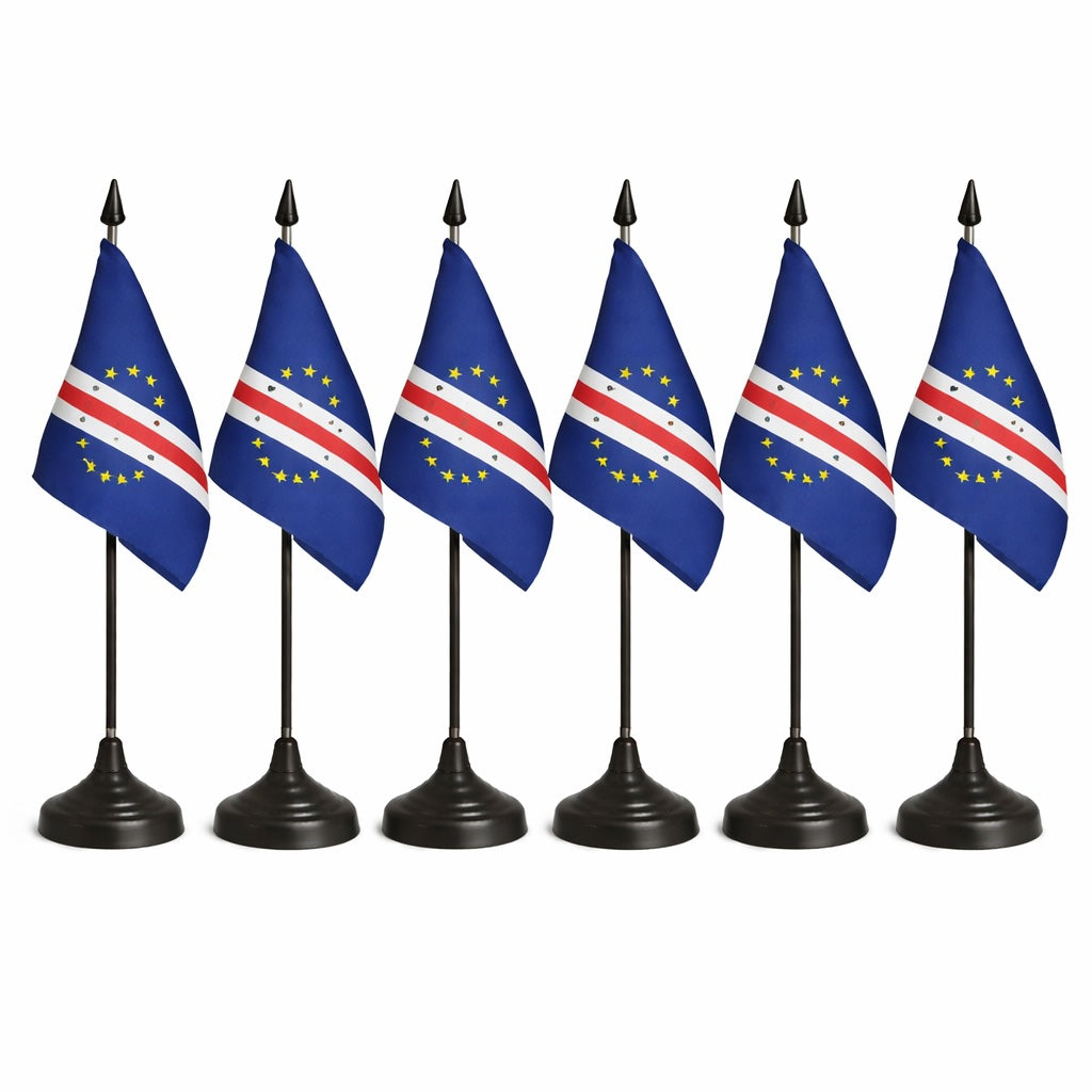 Cape Verde National Flag – Large, Medium Handheld & Tabletop Mini Flag Options