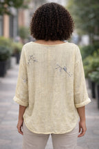 Butterfly Relaxed Tunic Blouse