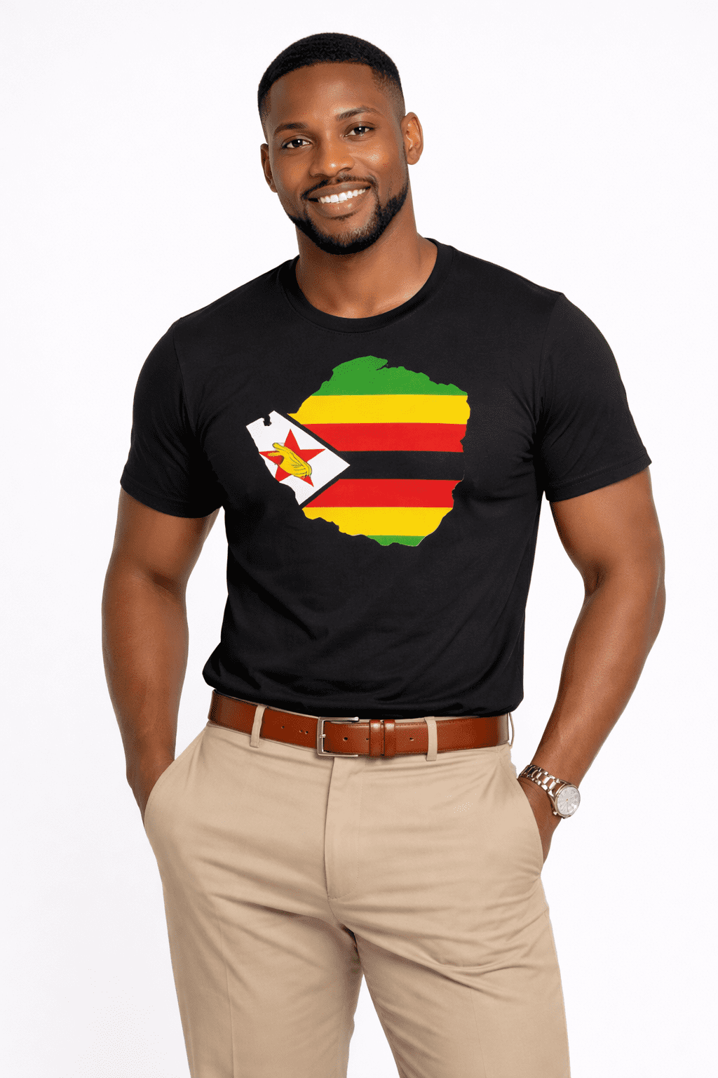 Zimbabwe Colours Country Flag Unisex Top