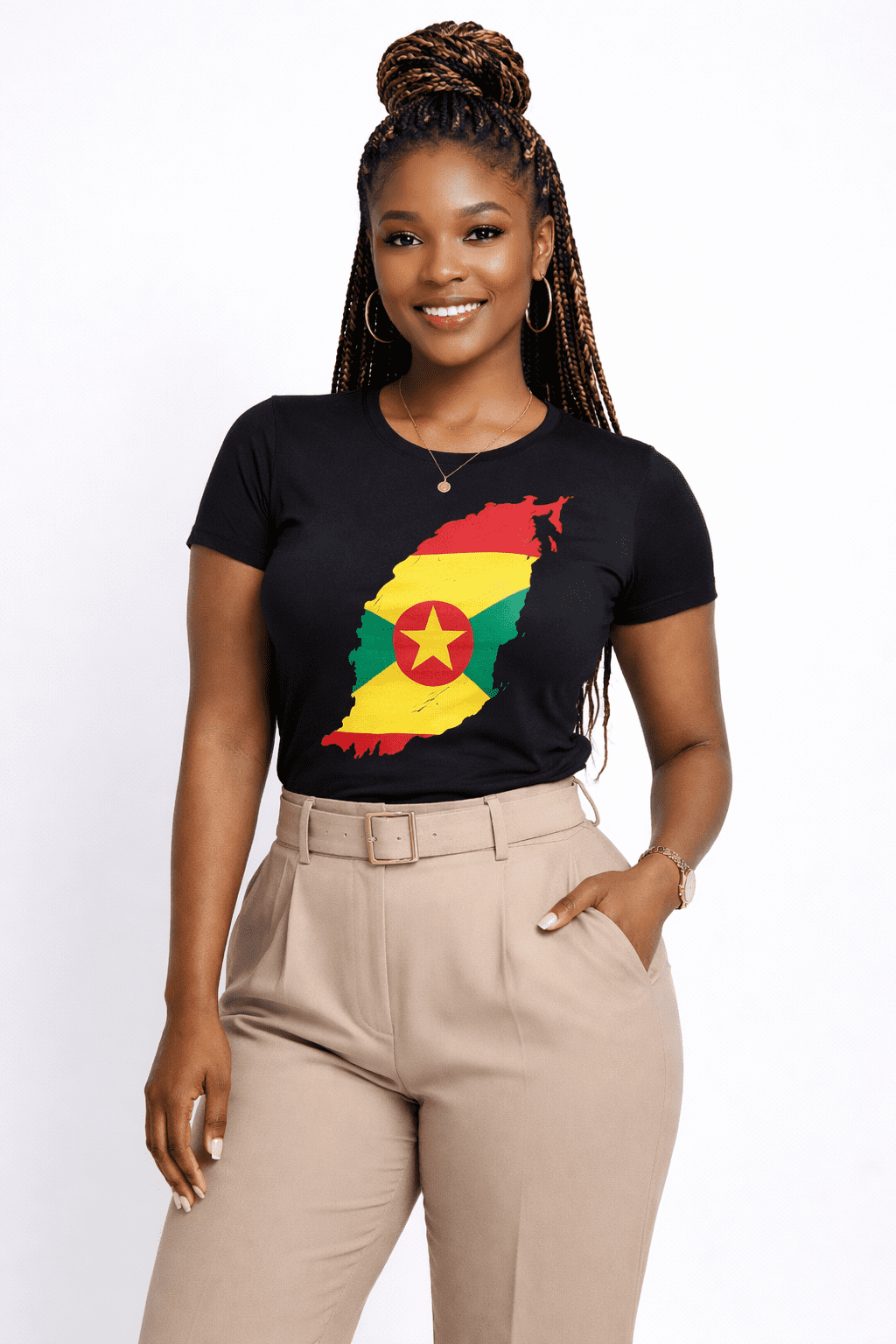 Jam Vibrant  Grenada Country Flag Unisex Top