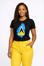 Clara St Lucia Country Flag Top