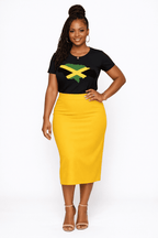 Vibrant Jamaica Colours Country Flag Unisex Top