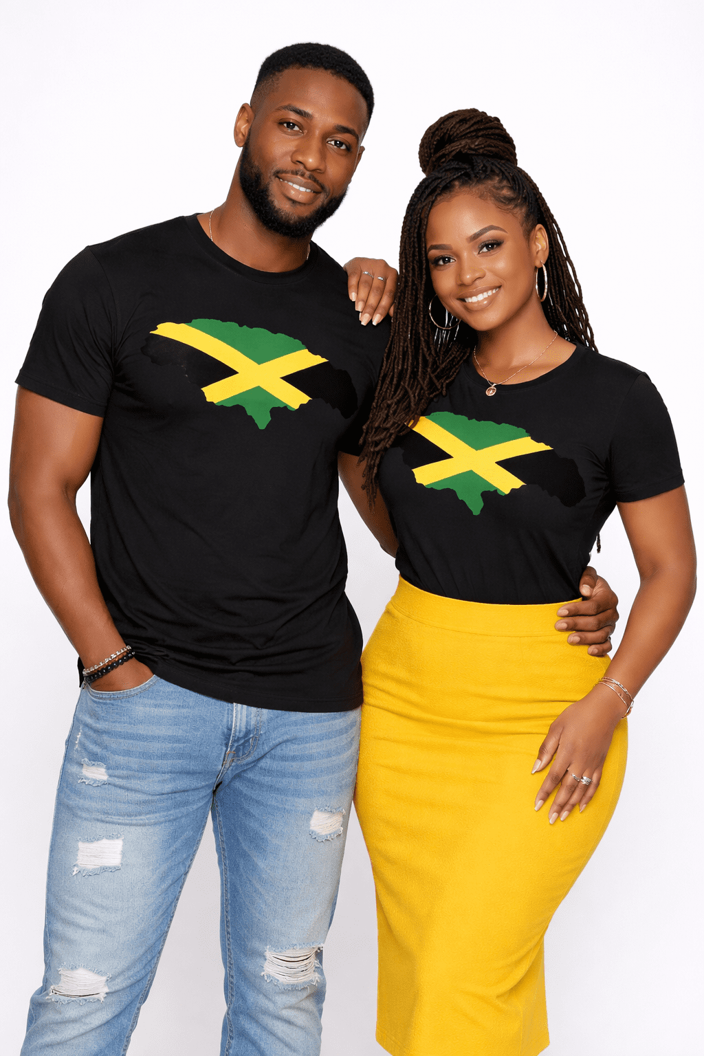 Vibrant Jamaica Colours Country Flag Unisex Top