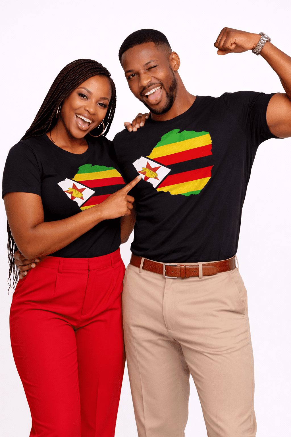 Zimbabwe Colours Country Flag Unisex Top