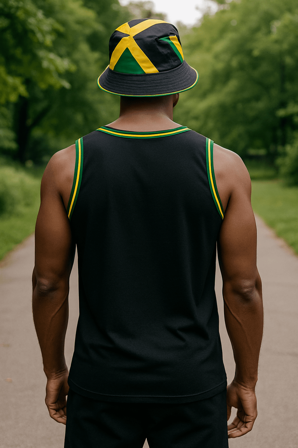 Jamaica Flag Mesh Vest
